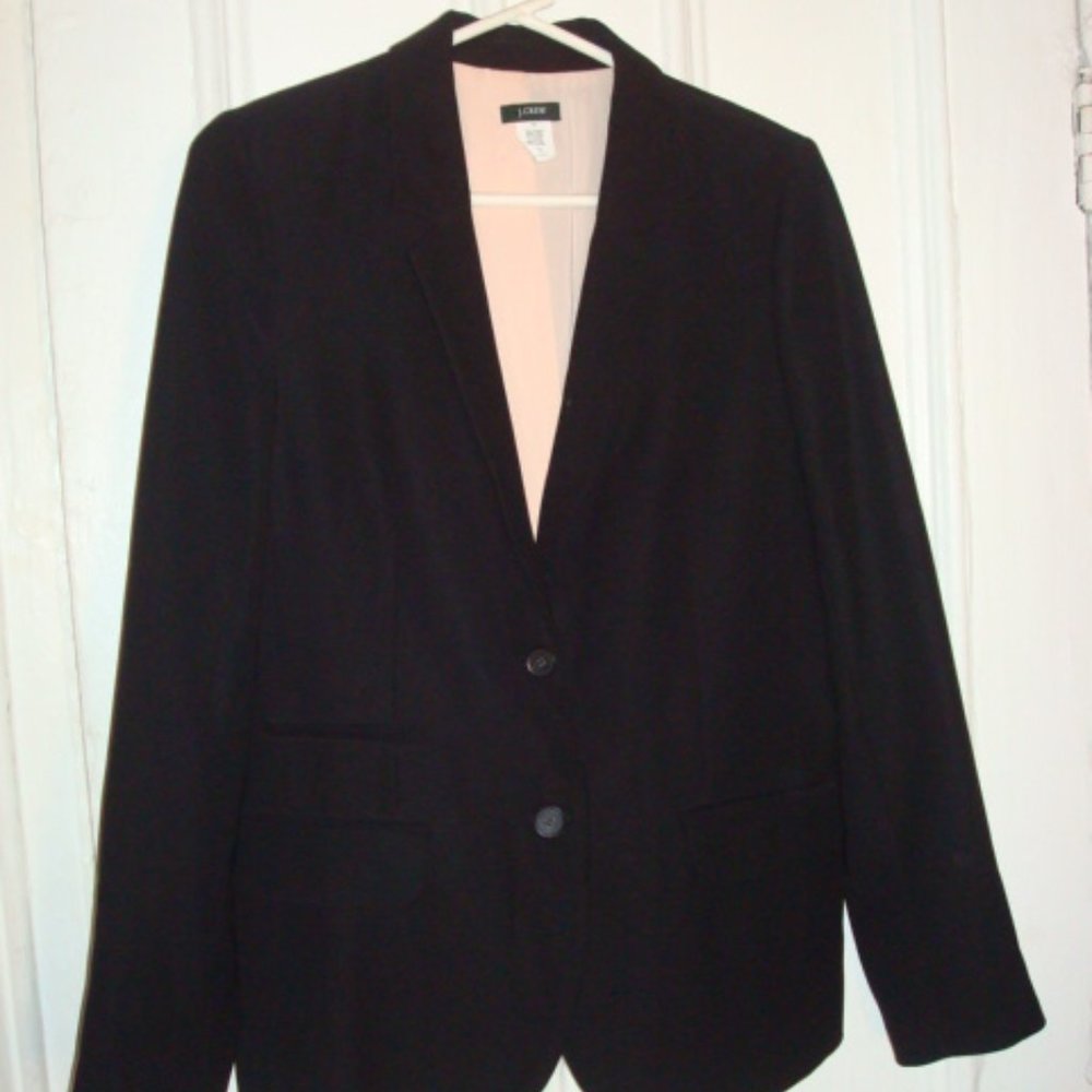 J. Crew 10 black blazer excellent condition.. coat jacket suit